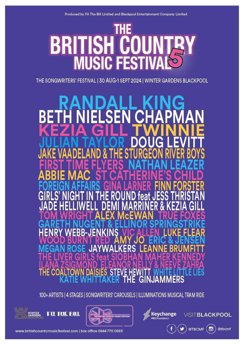 The British Country Music Festival 2024 Poster